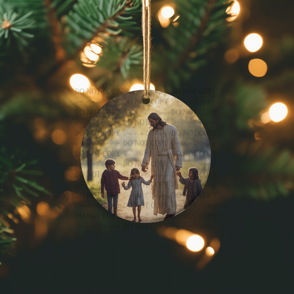 Jesus with Children Ornament